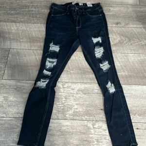 curvy high rise jean legging hollister jeans